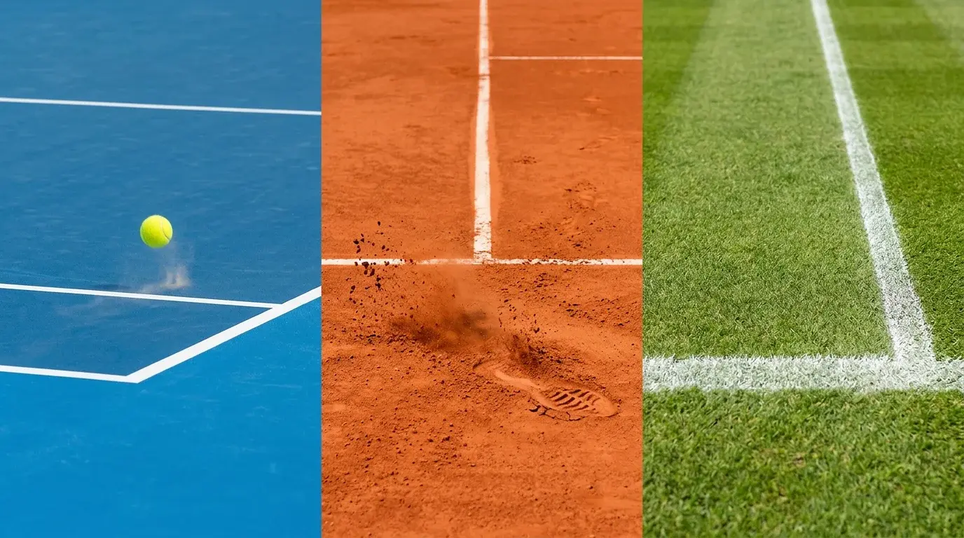 Tennis Belag Analyse — Hartplatz, Sandplatz und Rasen im Vergleich für Sportwetten